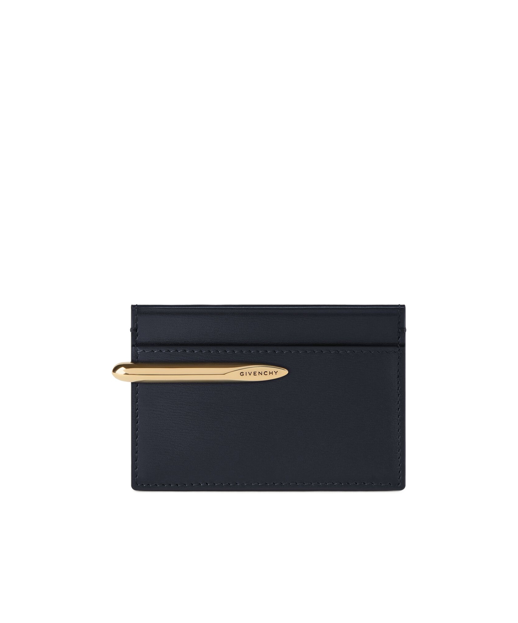 Givenchy Pinch Card Holder In Leather In Black