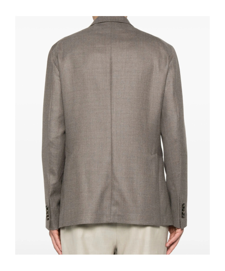 Shop Tagliatore Long-sleeved Suit Jacket