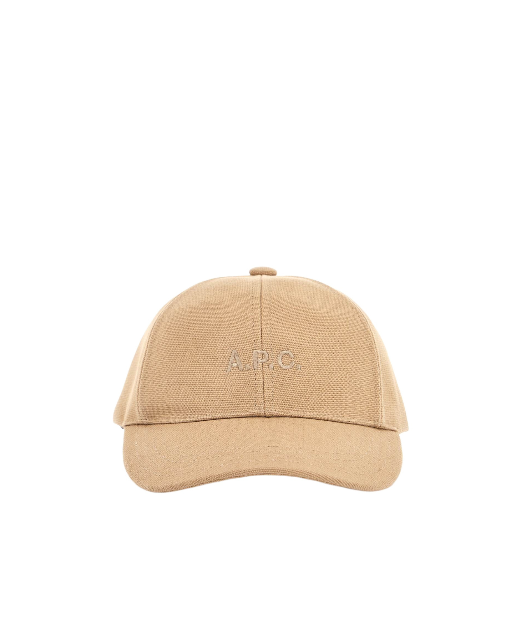 Apc A.p.c. Charlies Logo Embroidered Baseball Cap In Nude