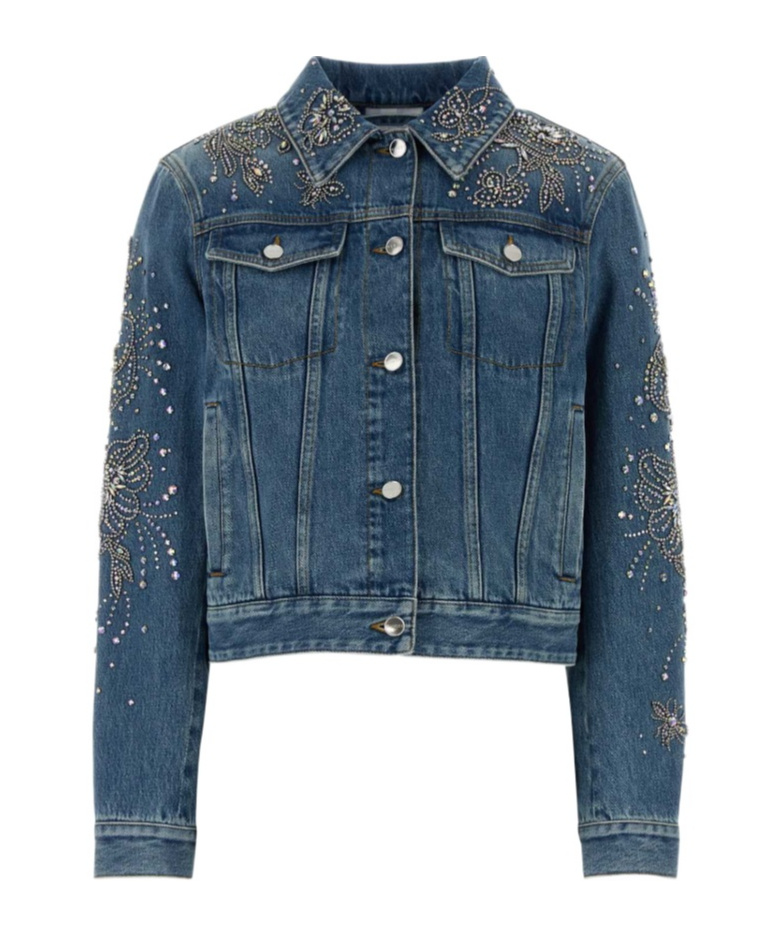 Gucci Stylish Denim Outerwear With Pockets And Sleeves In Blue