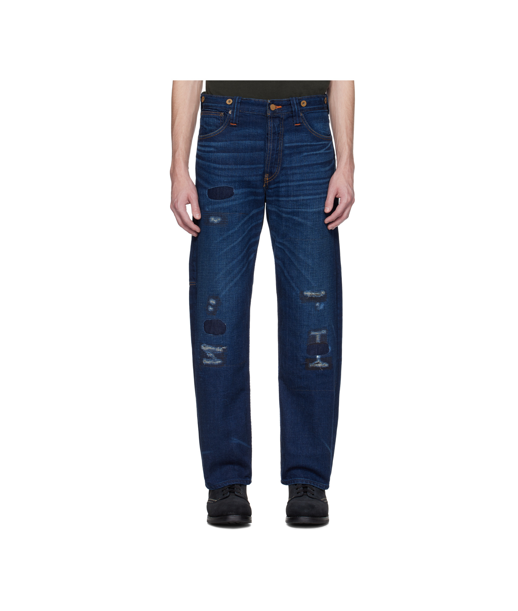 Rrl Vintage 5-pocket Keating Jeans In Blue