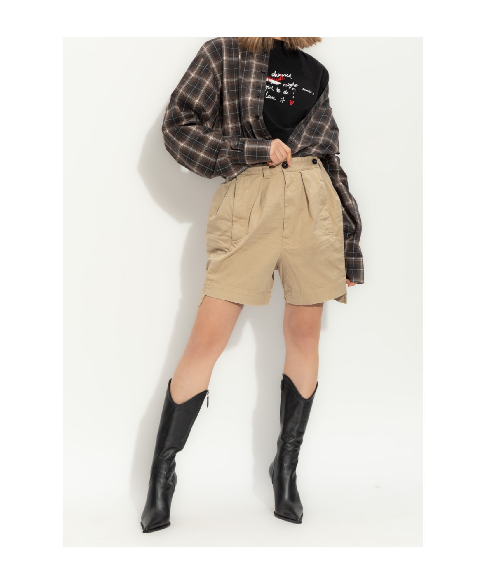 Dsquared2 Kariertes Hemd In Black