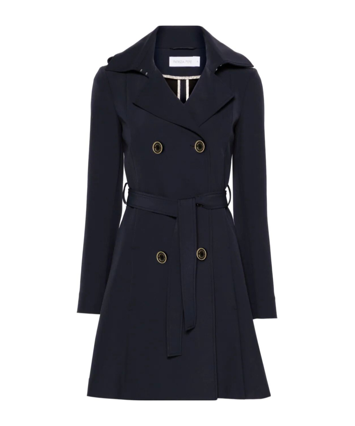 PATRIZIA PEPE DOUBLE-BREASTED TRENCH COAT 
