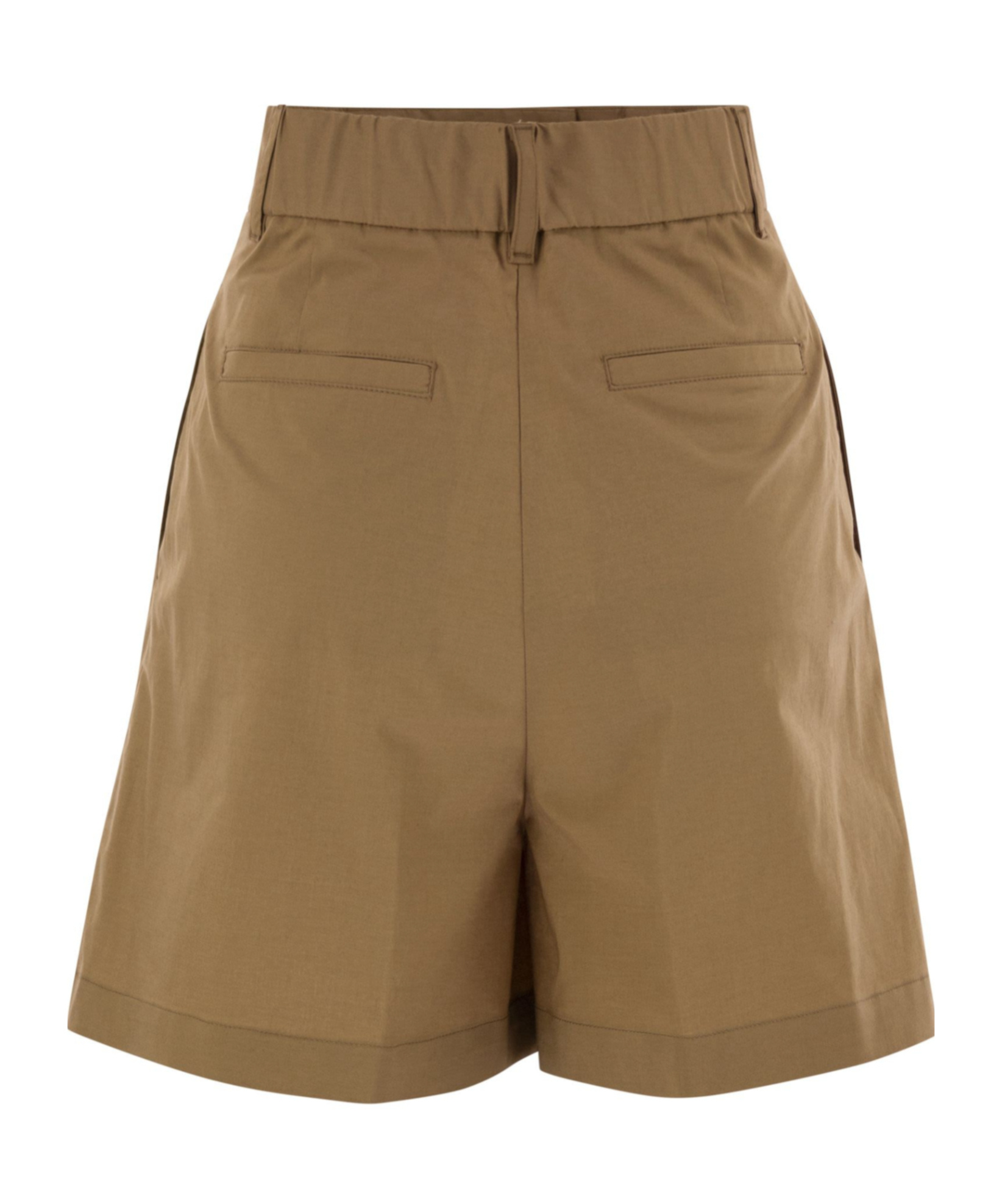 Herno Women Stretch Cotton Bermuda Shorts