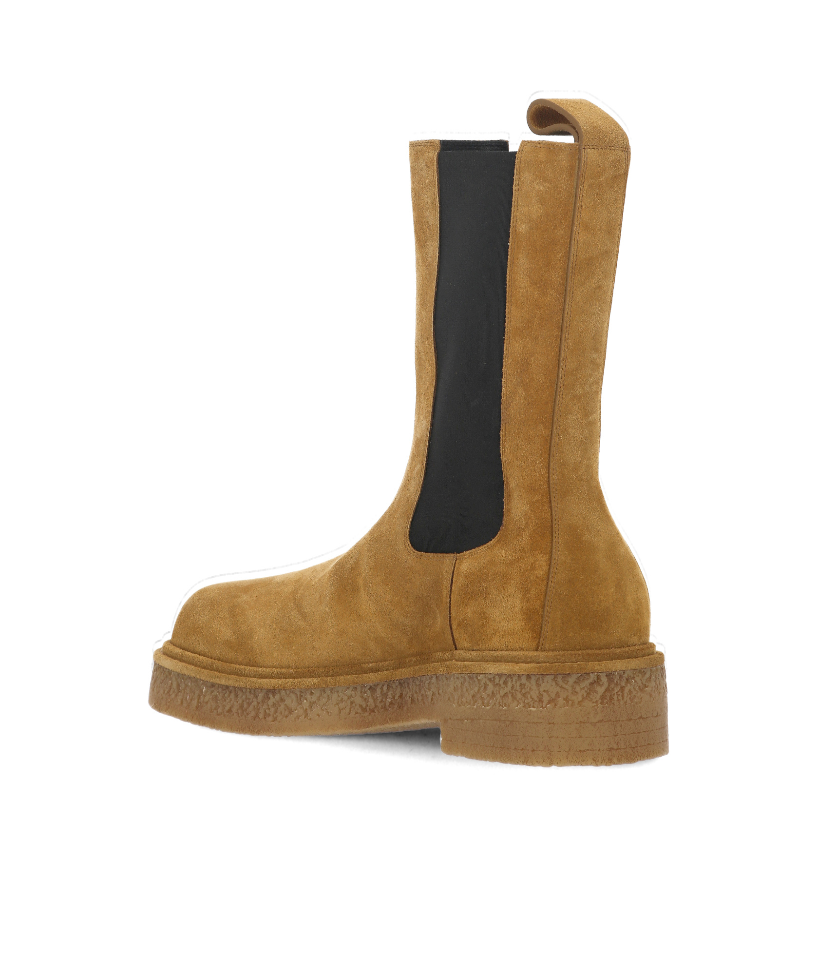 Bottega Veneta Thick Soled Boots In Brown