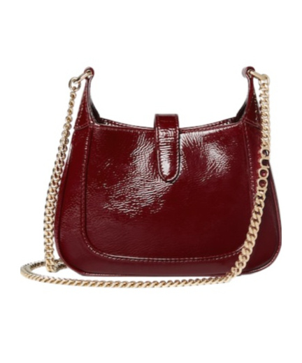 Gucci Jackie Notte Mini Leather Shoulder Bag In Brown