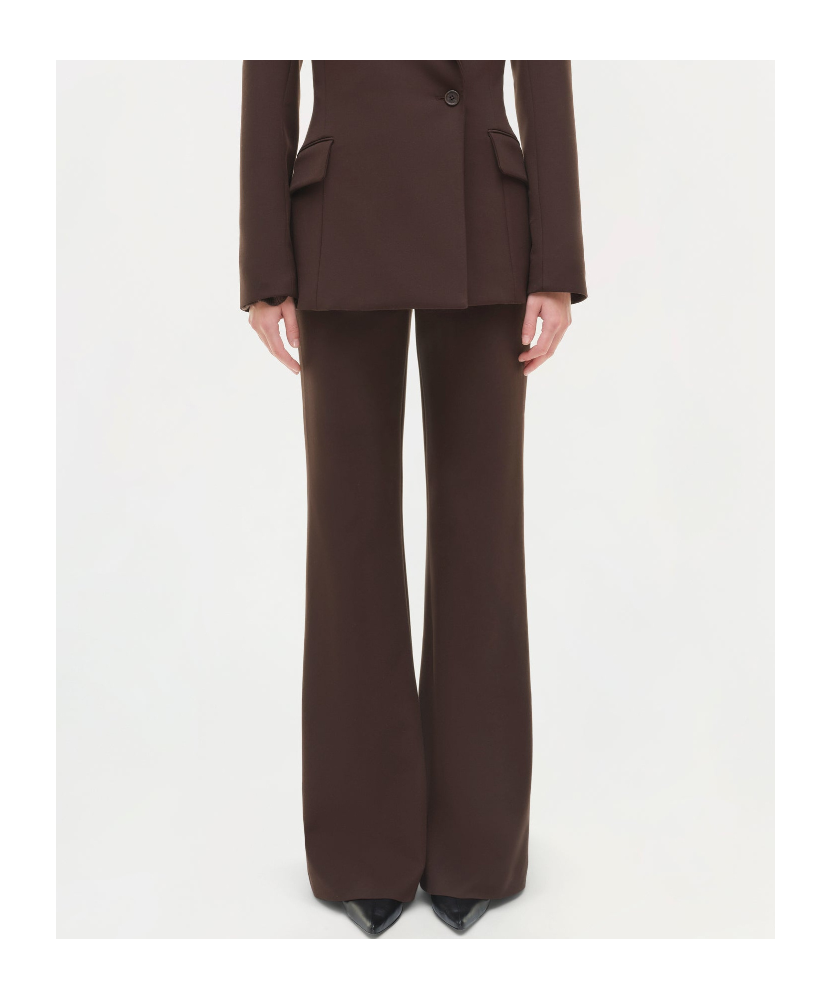 Simkhai Kenna Straight-leg Trousers In Brown