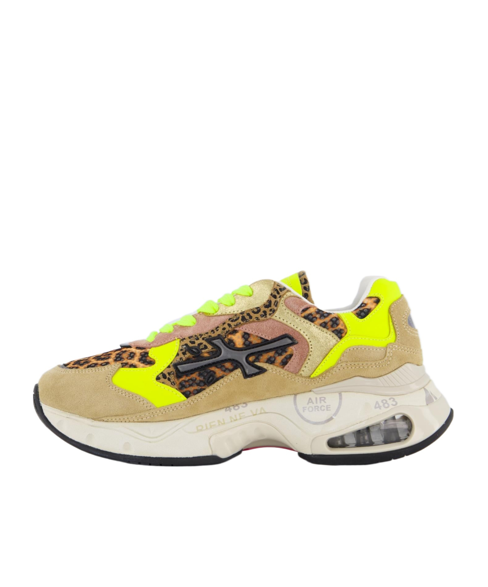 Premiata Laced Sneakers In Nude