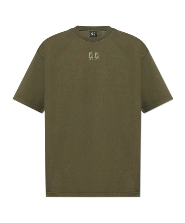 44 Label Group Green Crewneck Graphic Print T-shirt In Green