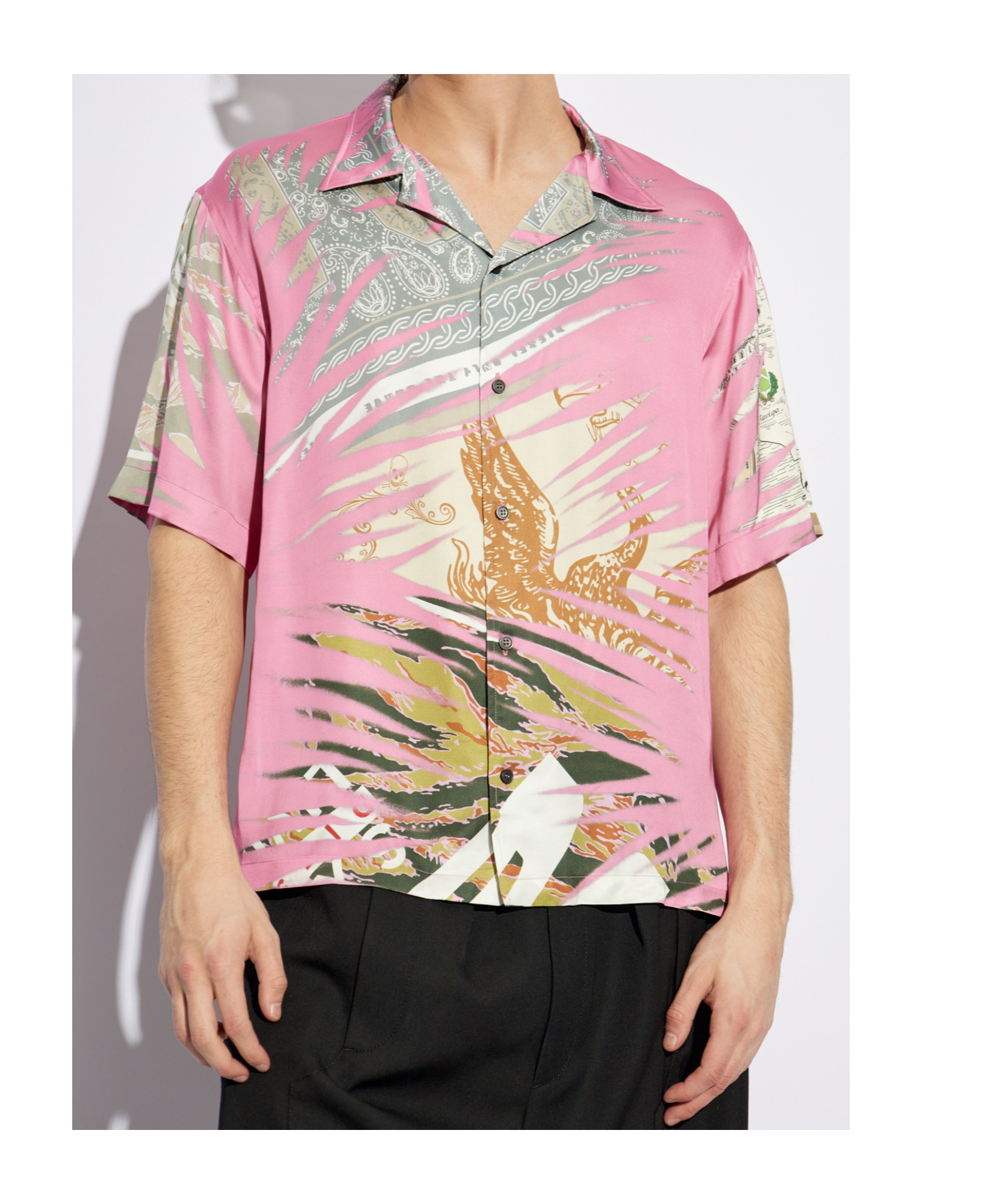 Diesel Short-sleeved Shirt In Pink