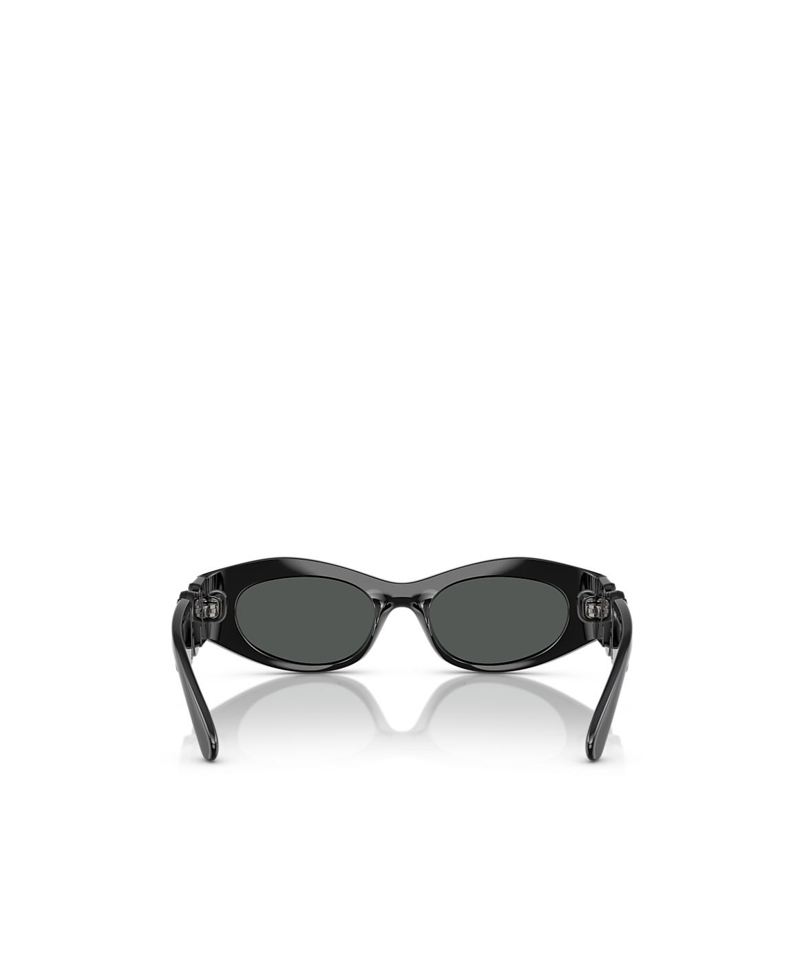 Versace Logo Sunglasses In Black