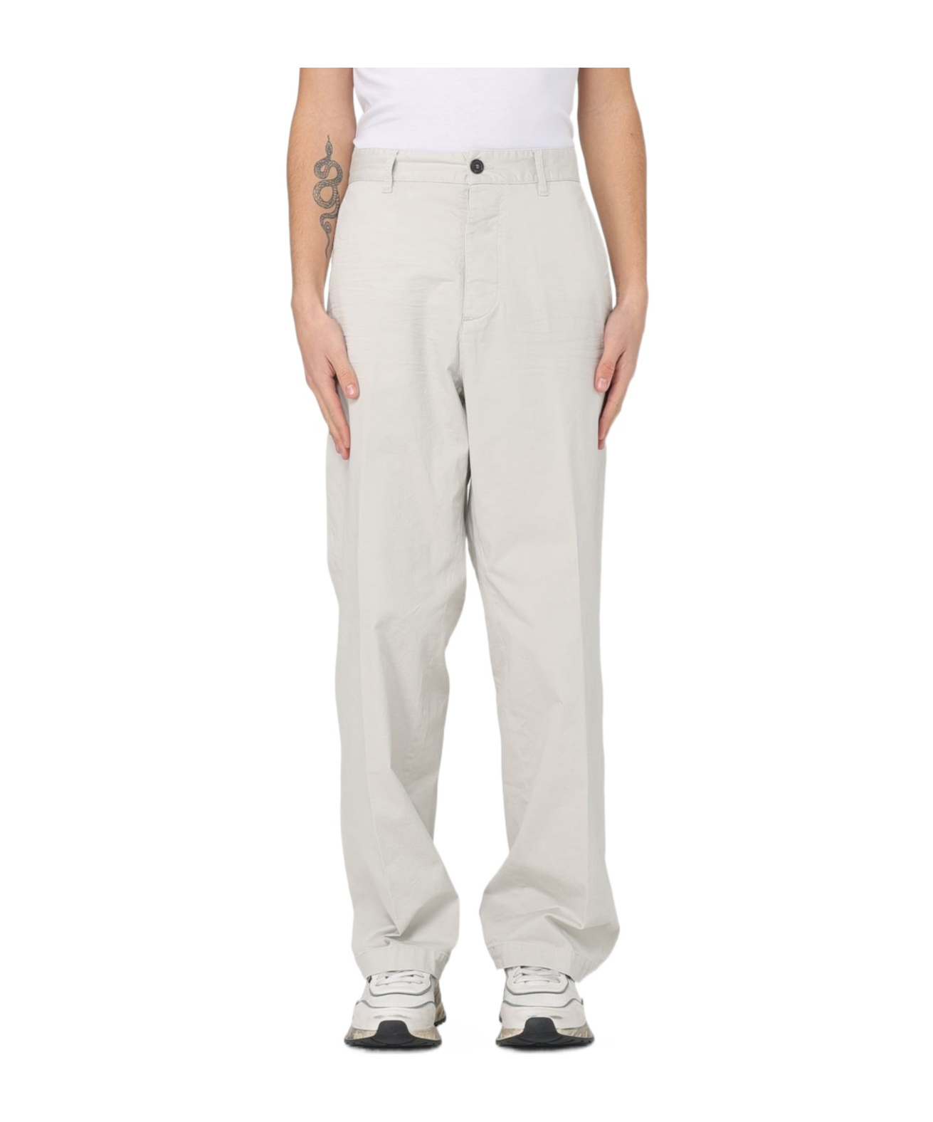 DSQUARED2 DSQUARED2 LOGO-PRINTED TAILORED TROUSERS