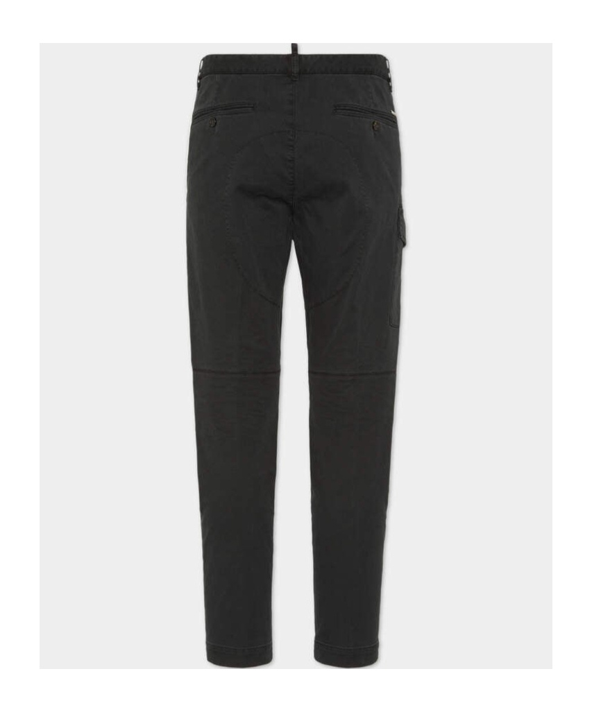 Dsquared2 Belt Loops Slacks In Black