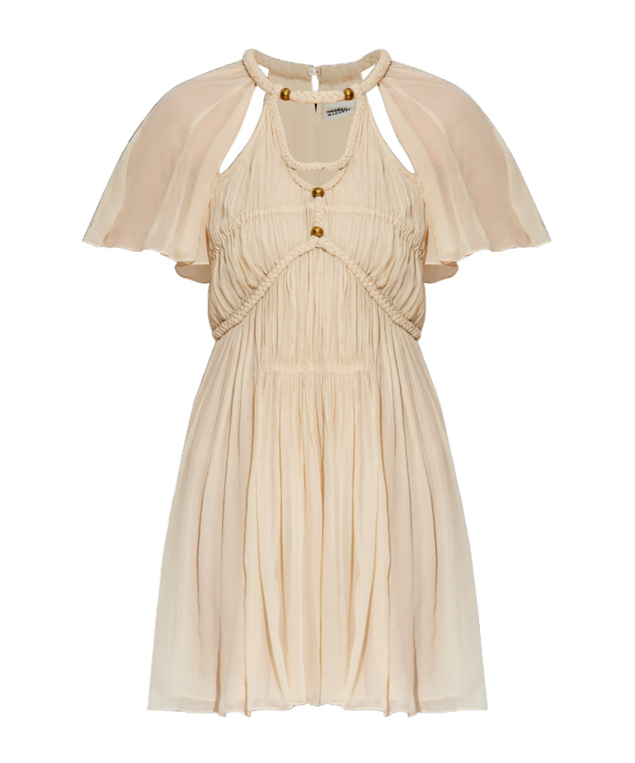Isabel Marant Randalia Mini Dress In Nude