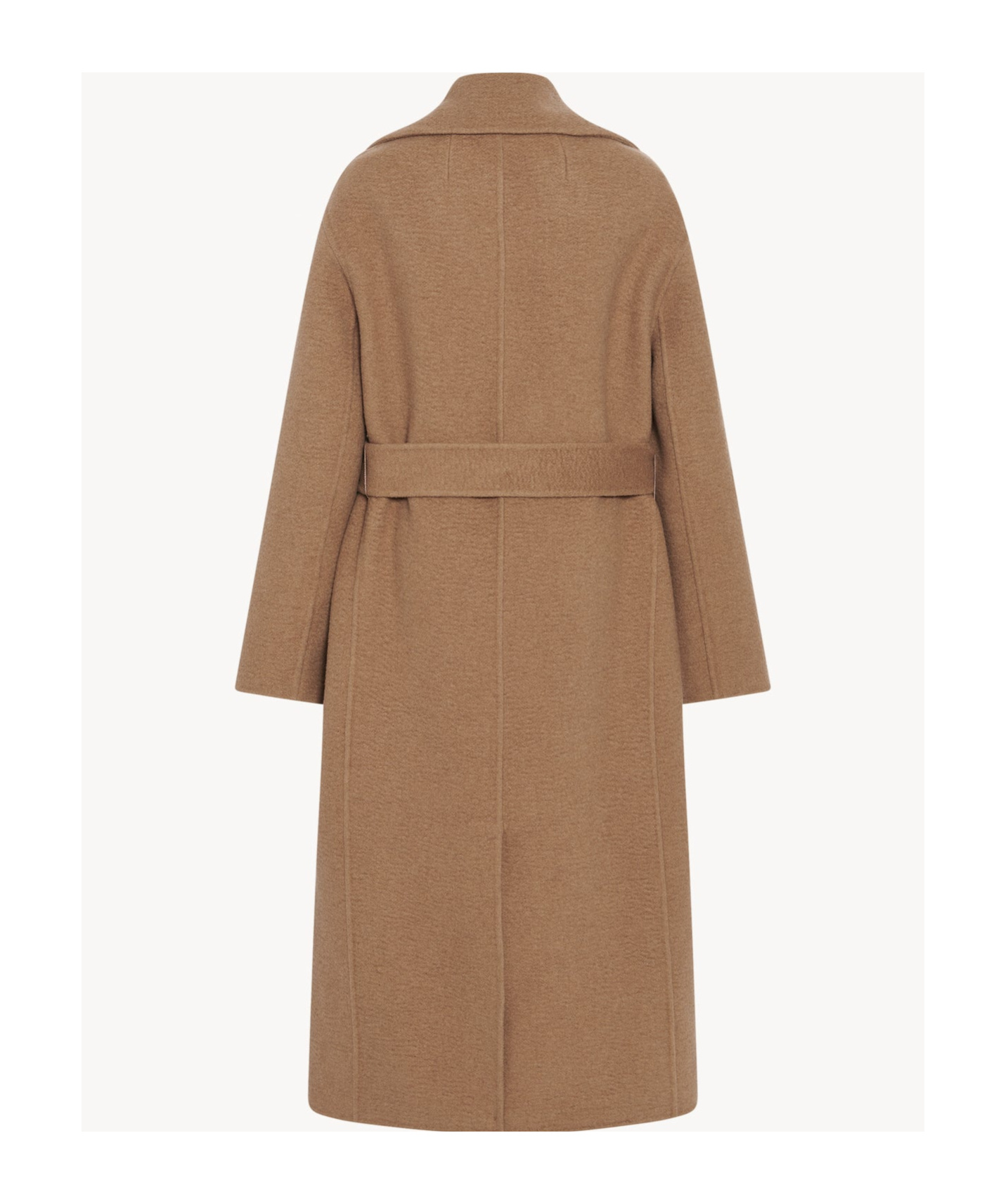 The Row Long-sleeved Cashmere Coat In Brown