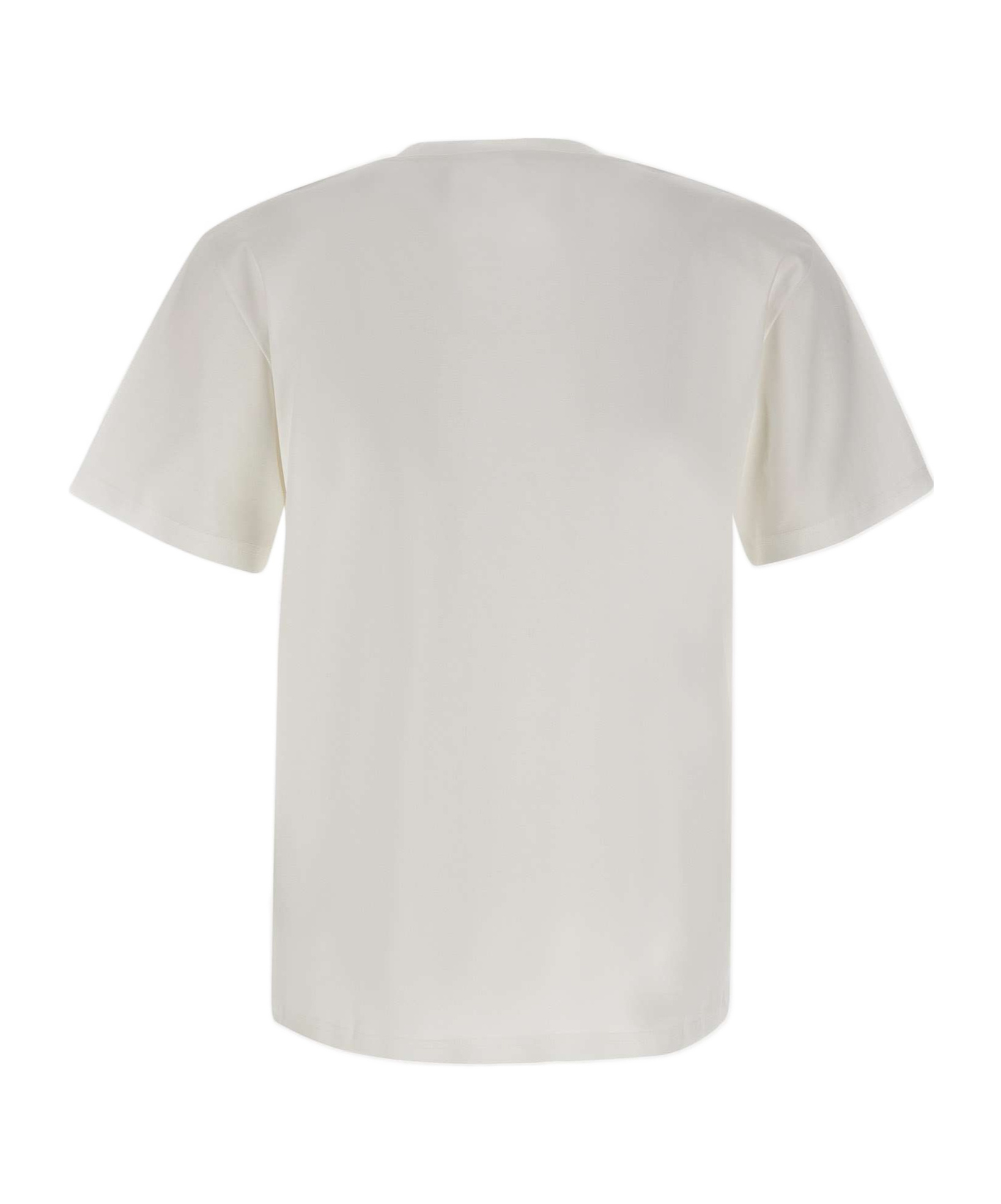 Heliot Emil Cotton Jersey T-shirt In White