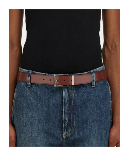 Ferragamo Reversible And Adjustable Belt In Brown