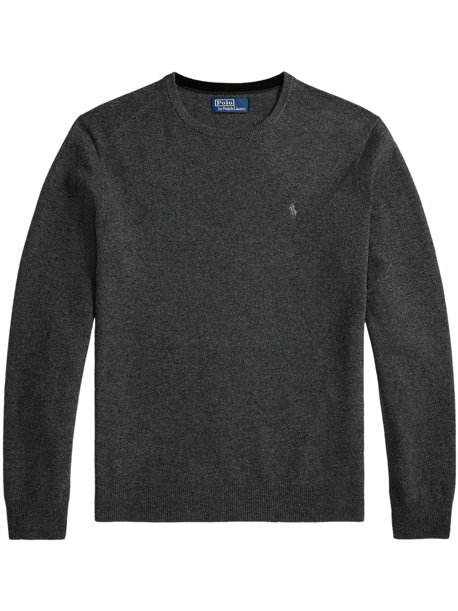 Polo Ralph Lauren Crew Neck Multicolor Knitwear In Black