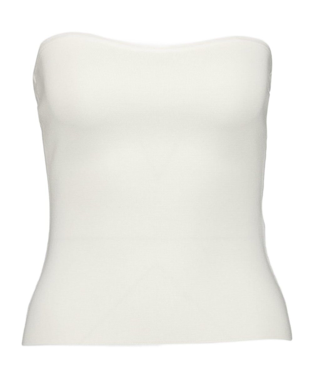 Gabriela Hearst Musgrave Wool And Silk-blend Top In Gold