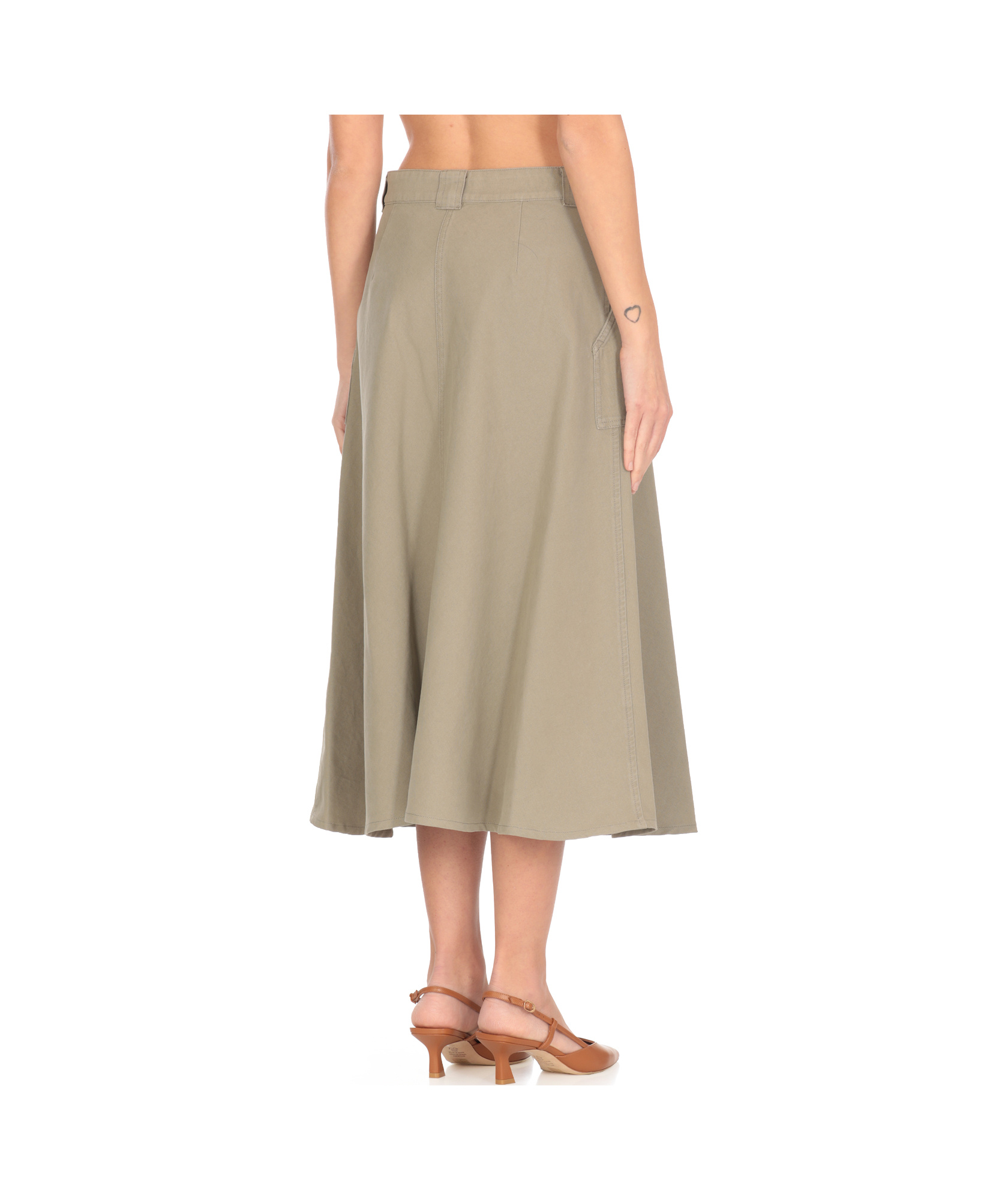 Apc A.p.c. Laurie Skirt In Nude