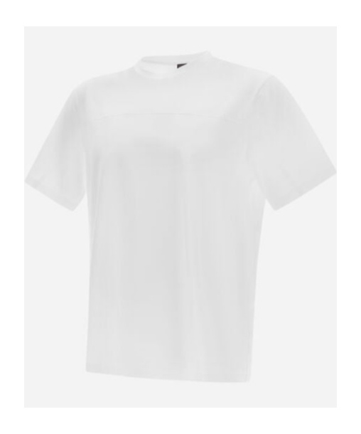Herno T-shirt In Superfine Cotton Stretch And Light Scuba In White
