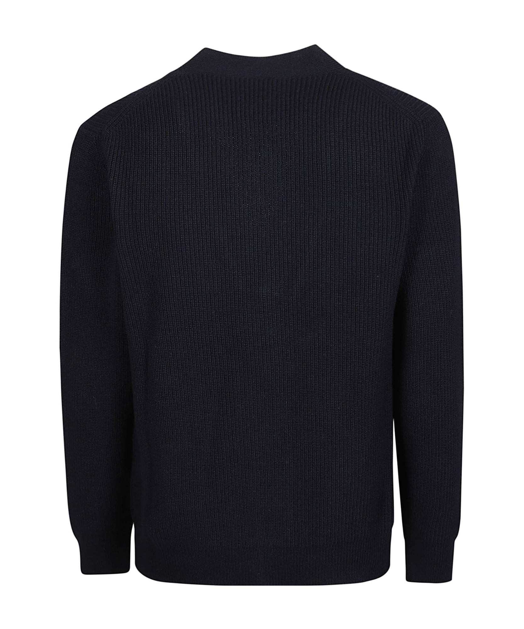 Ballantyne V-neck Knitted Cardigan In Black