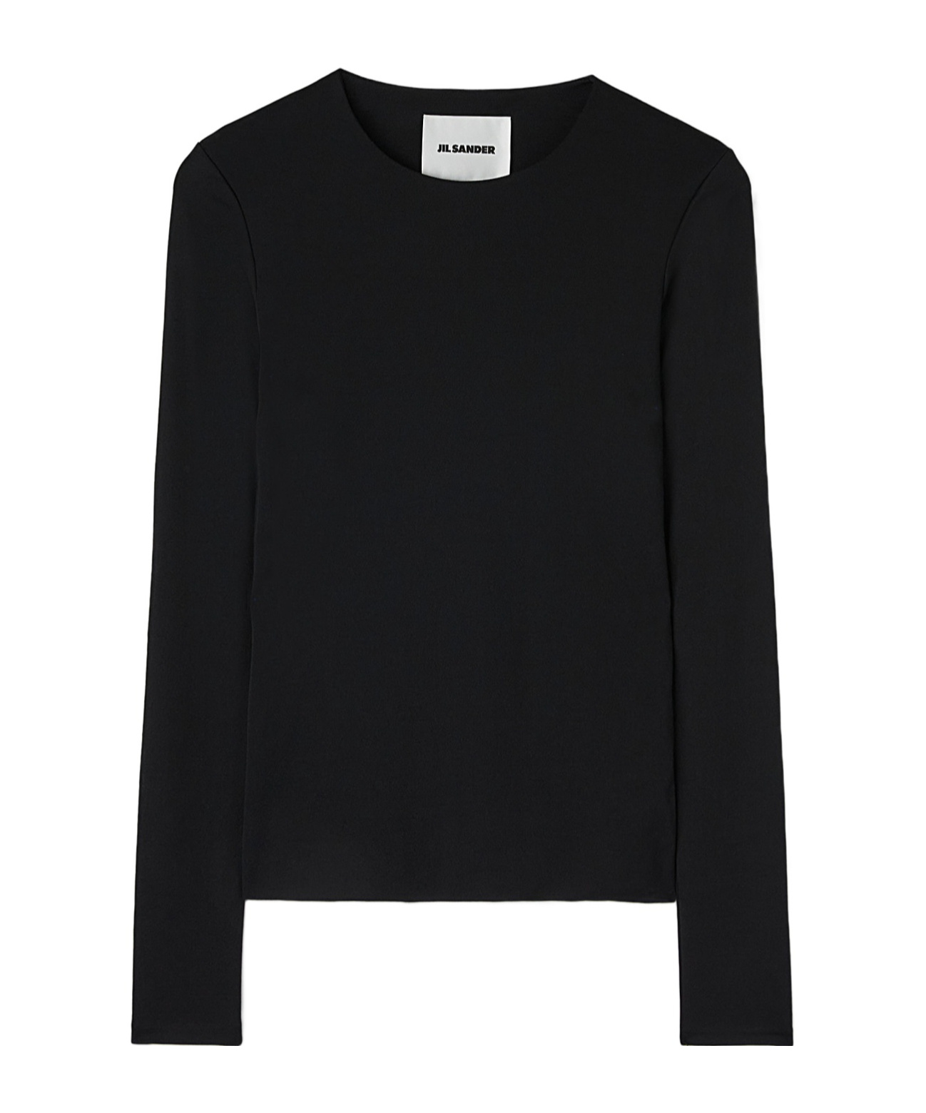 Jil Sander Long-sleeve Jersey T-shirt In Black