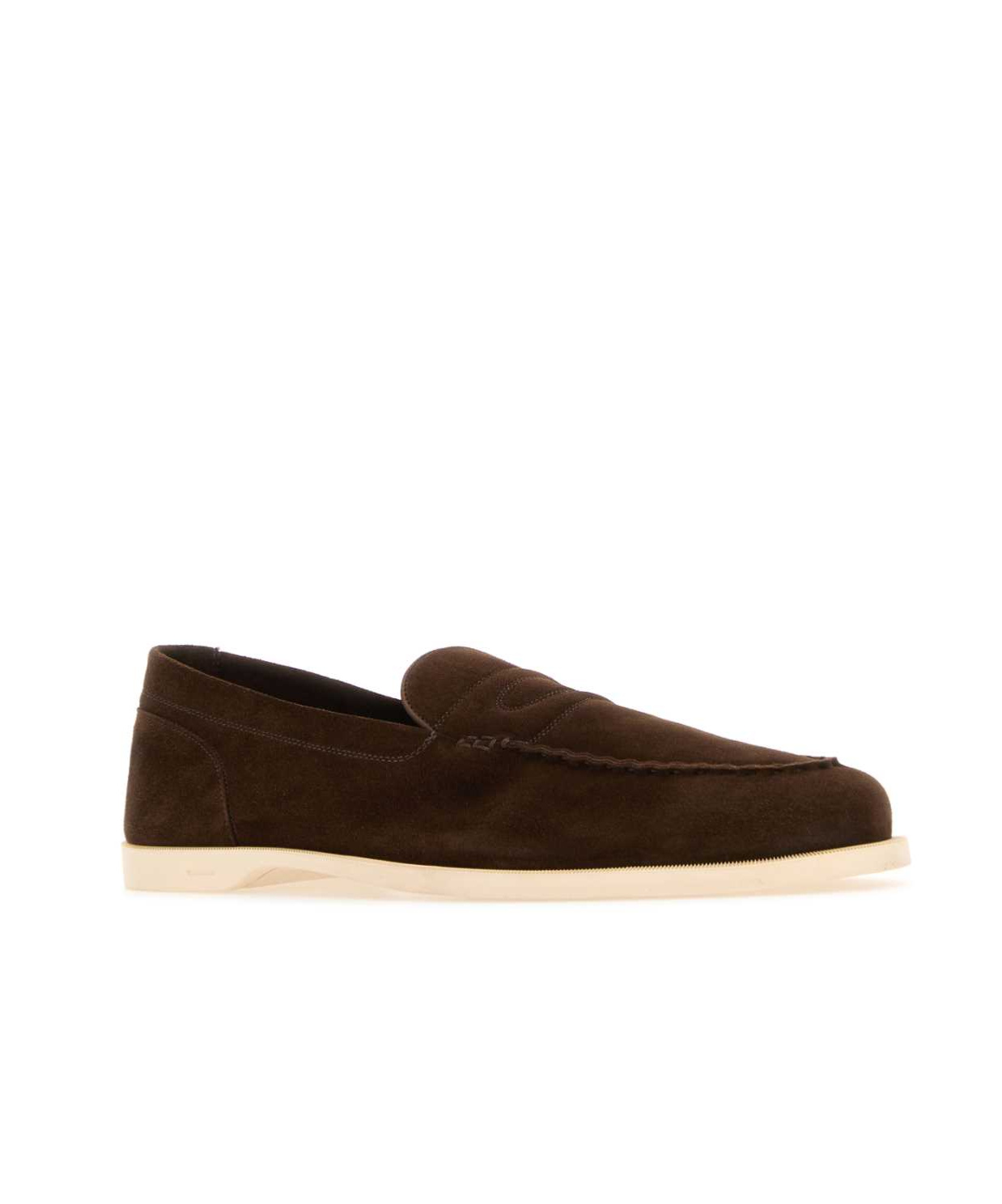 Shop John Lobb Pace Slip-on Loafers In Brown