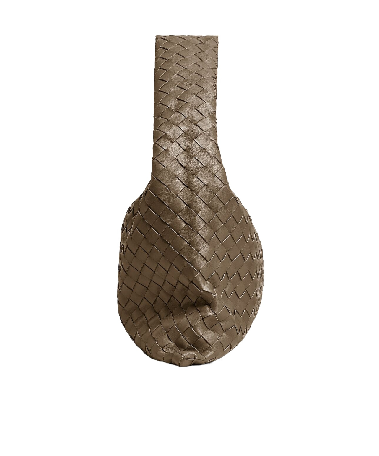 Bottega Veneta Hop Small Leather Shoulder Bag In Brown