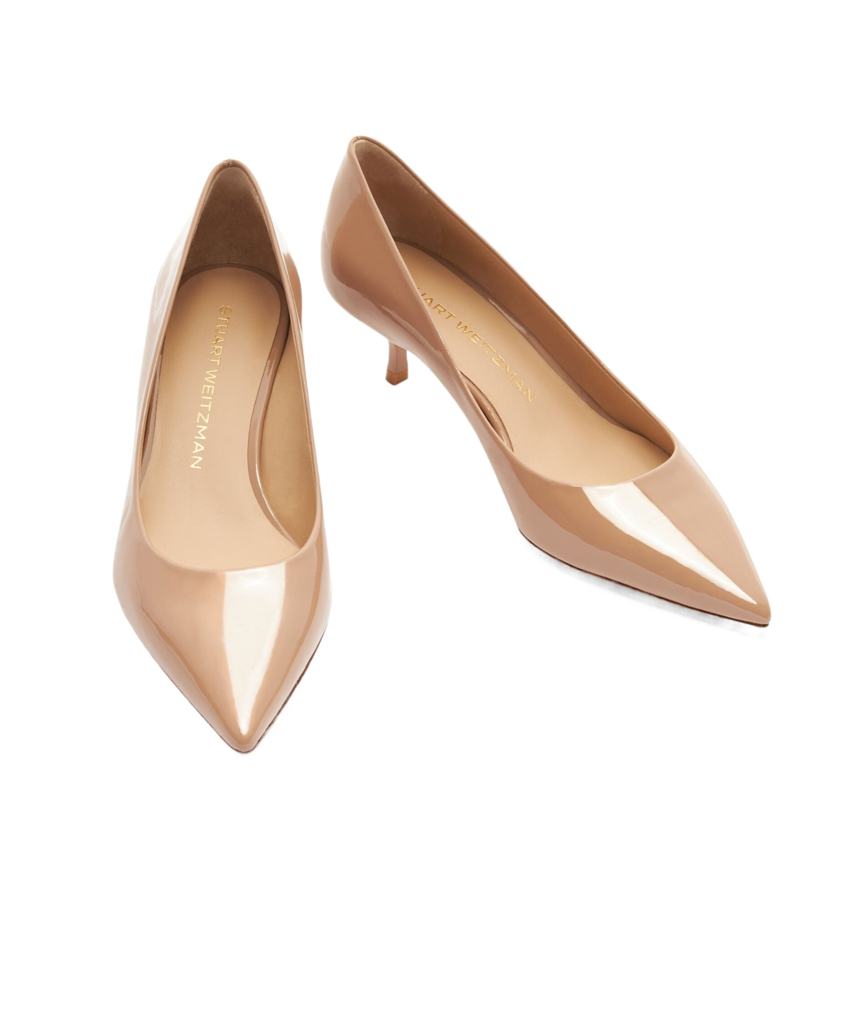 Stuart Weitzman Pointed High Heels In Nude