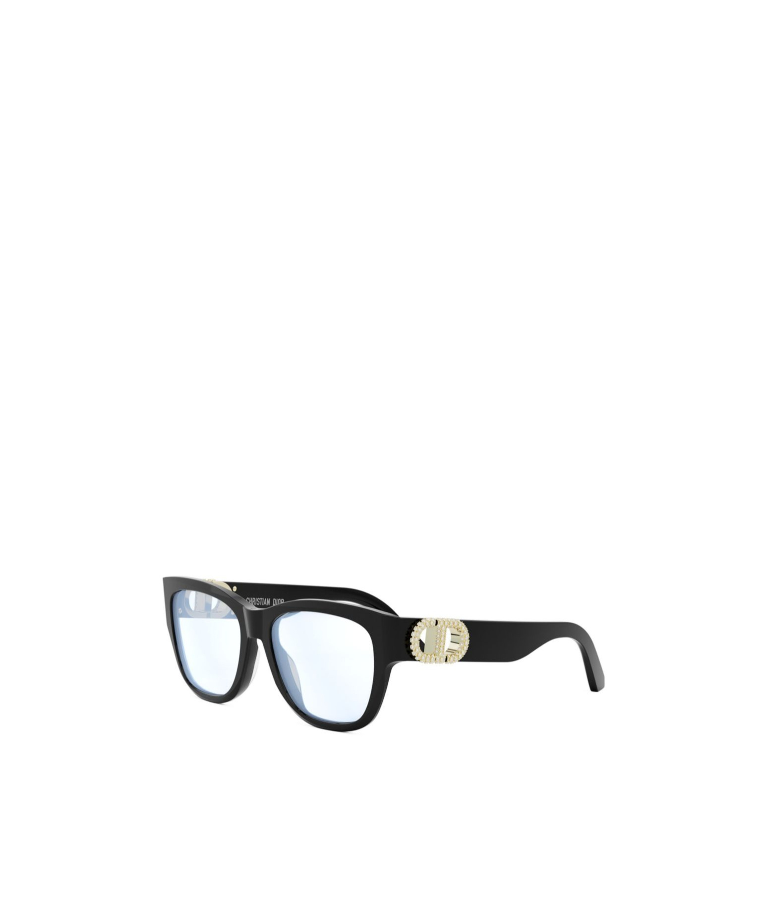 Dior Logo Flat Mirror In Blue