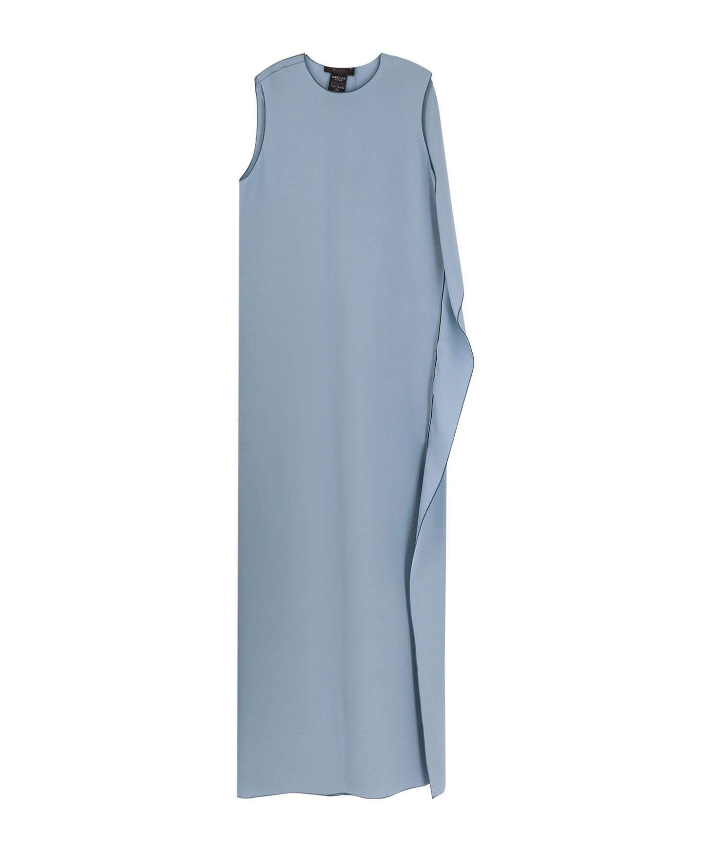 Max Mara Odessa Silk Long Dress In Blue