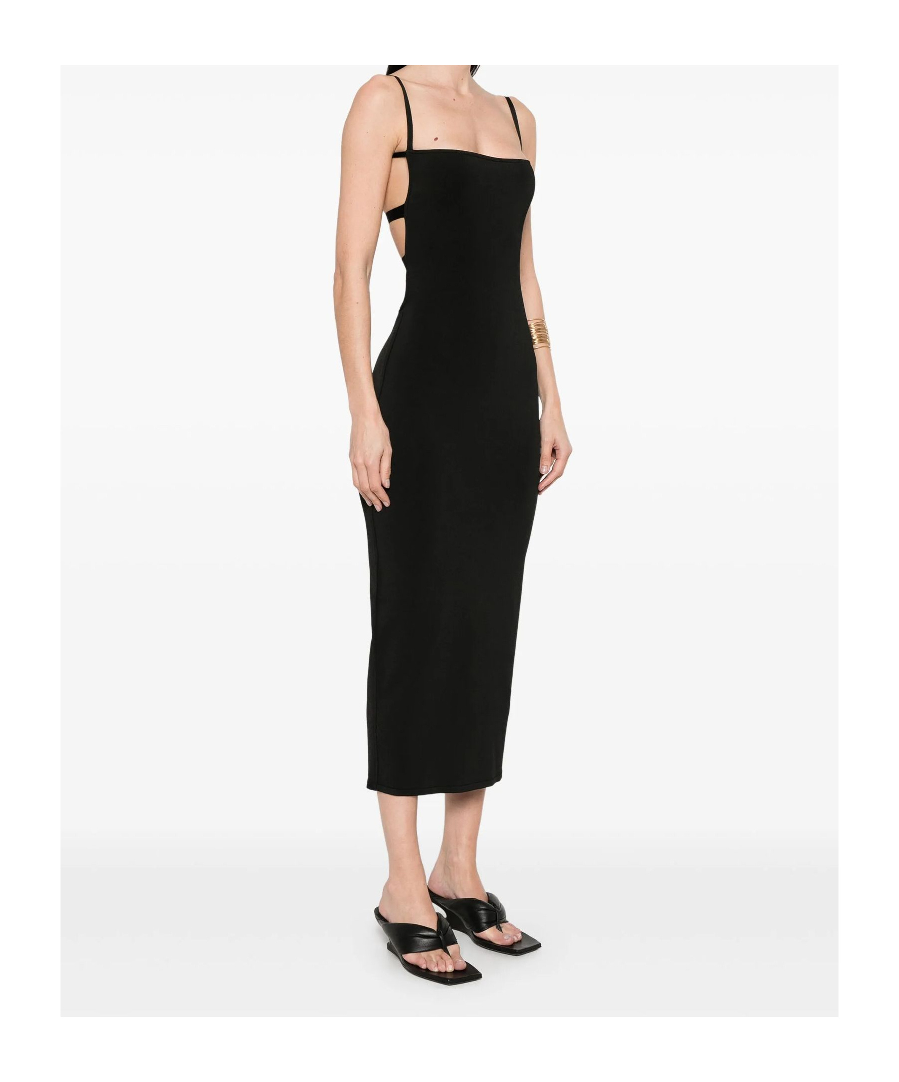 Philosophy Di Lorenzo Serafini Long Dress In Black