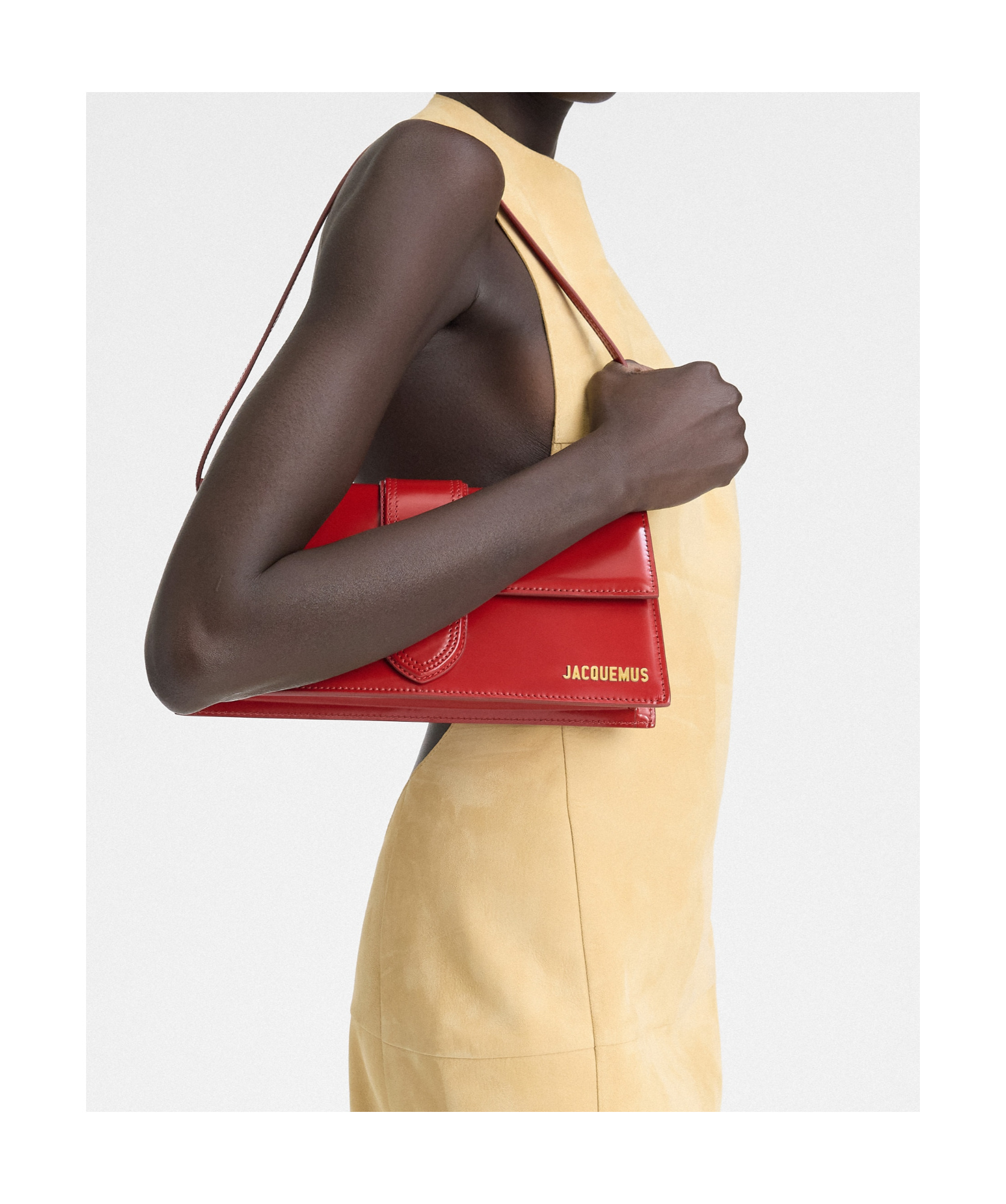 Jacquemus La Petite Pochette Clutch Bag In Red