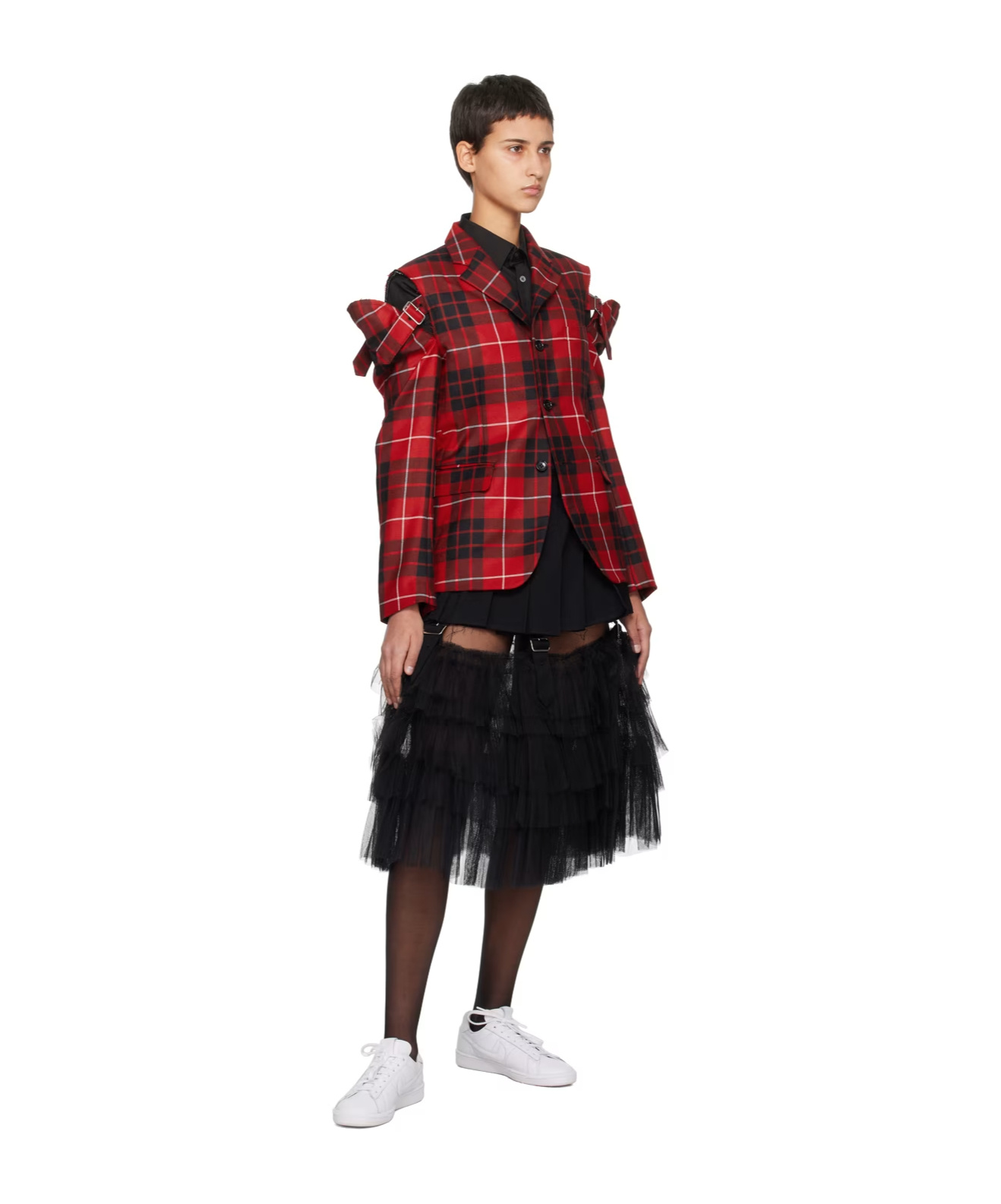 COMME DES GARÇONS PLAID CASUAL JACKET
