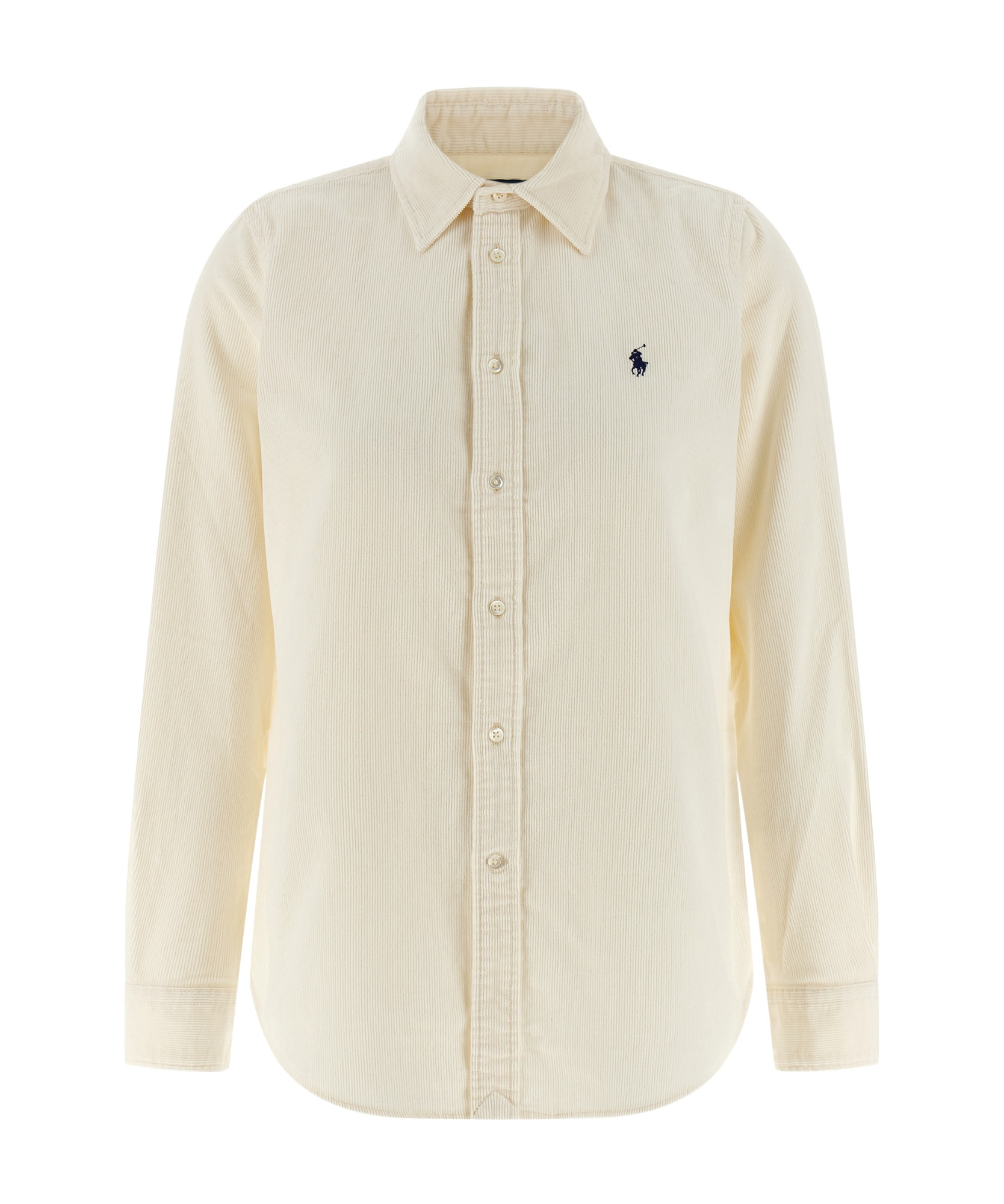 Polo Ralph Lauren Corduroy Shirt Shirt And Blouse Beige In Neutral