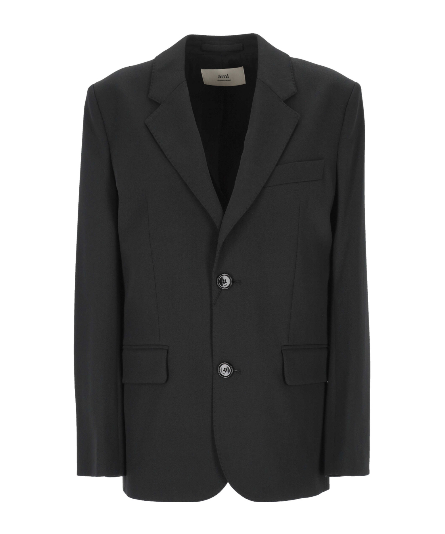 Ami Alexandre Mattiussi Single-breasted Blazer In Black