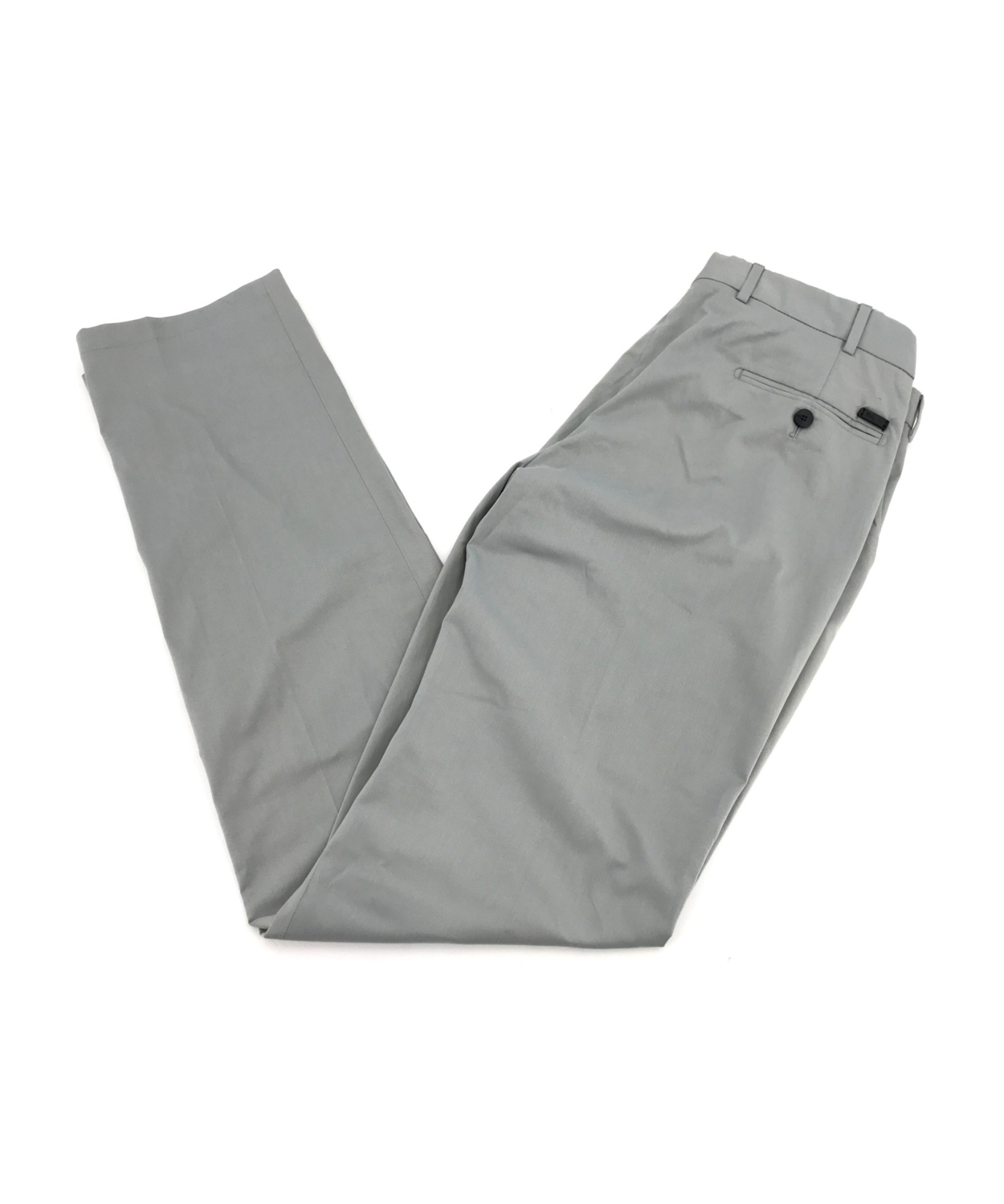Armani Collezioni Belt-loop Casual Pants In Gray