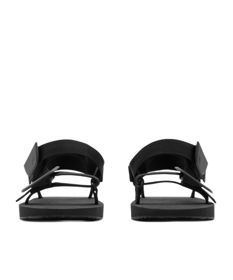 Burberry Trek Logo-debossed Sandals In Black | ModeSens