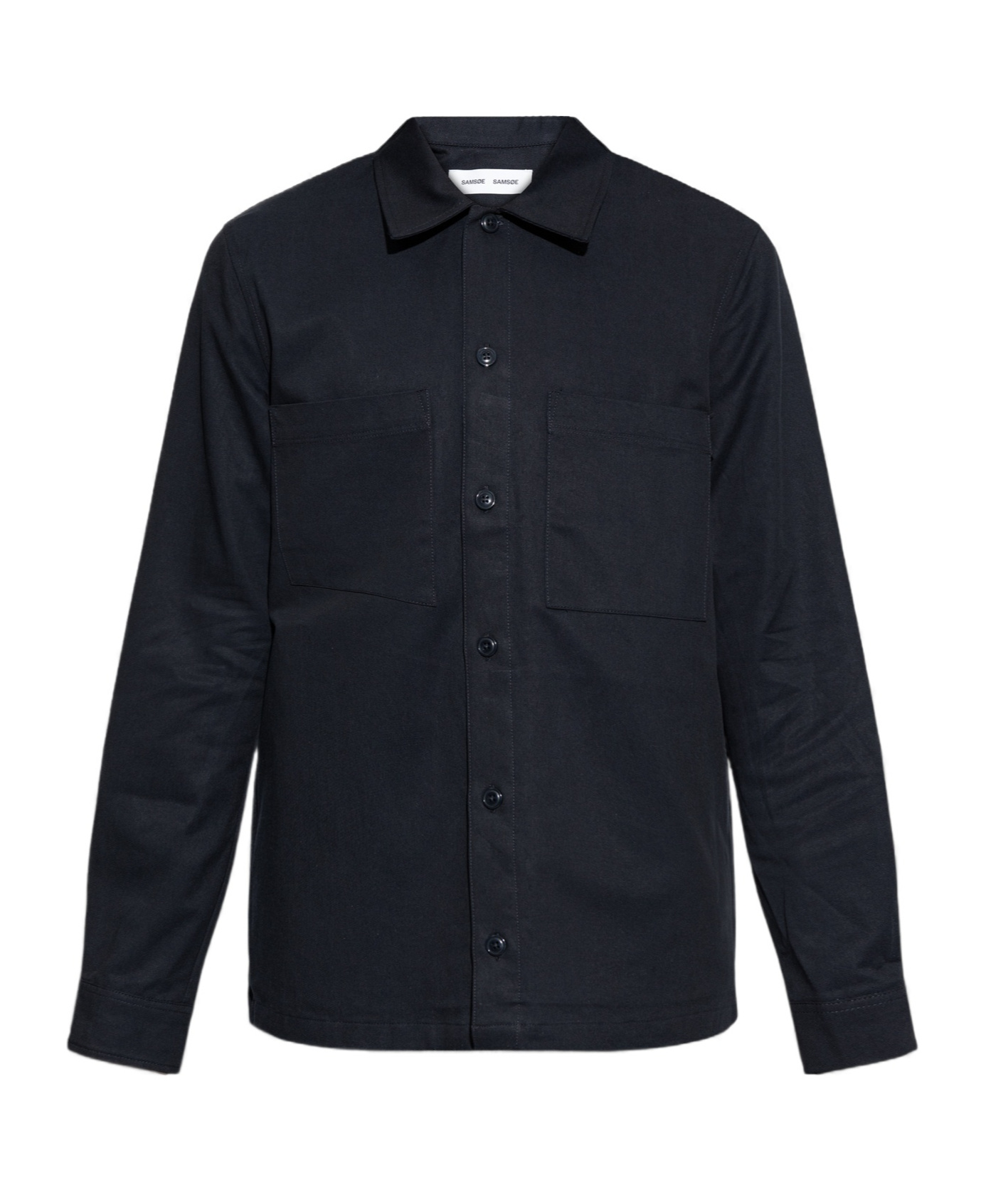 Samsoe & Samsoe Sataka Button-up Shirt Jacket In Blue