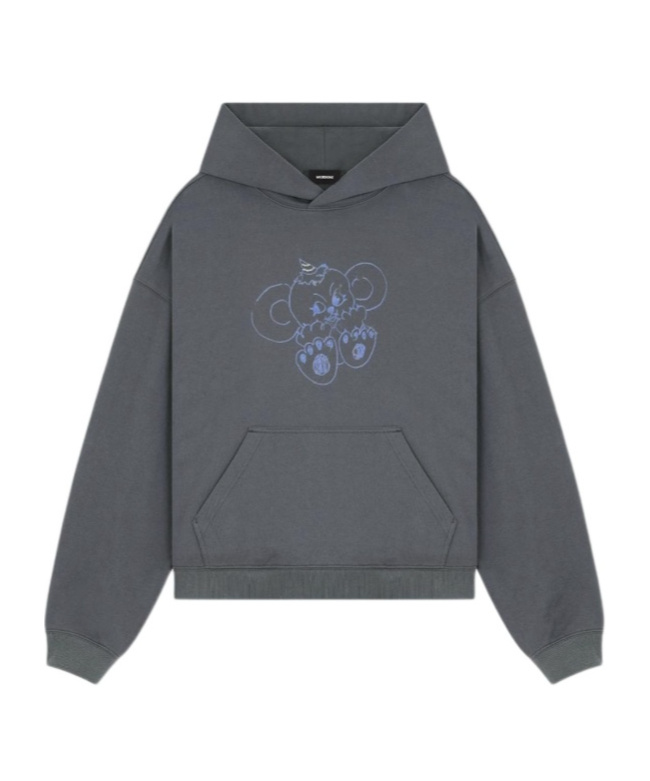 We11 Done Anime Long-sleeved Sweater In Gray