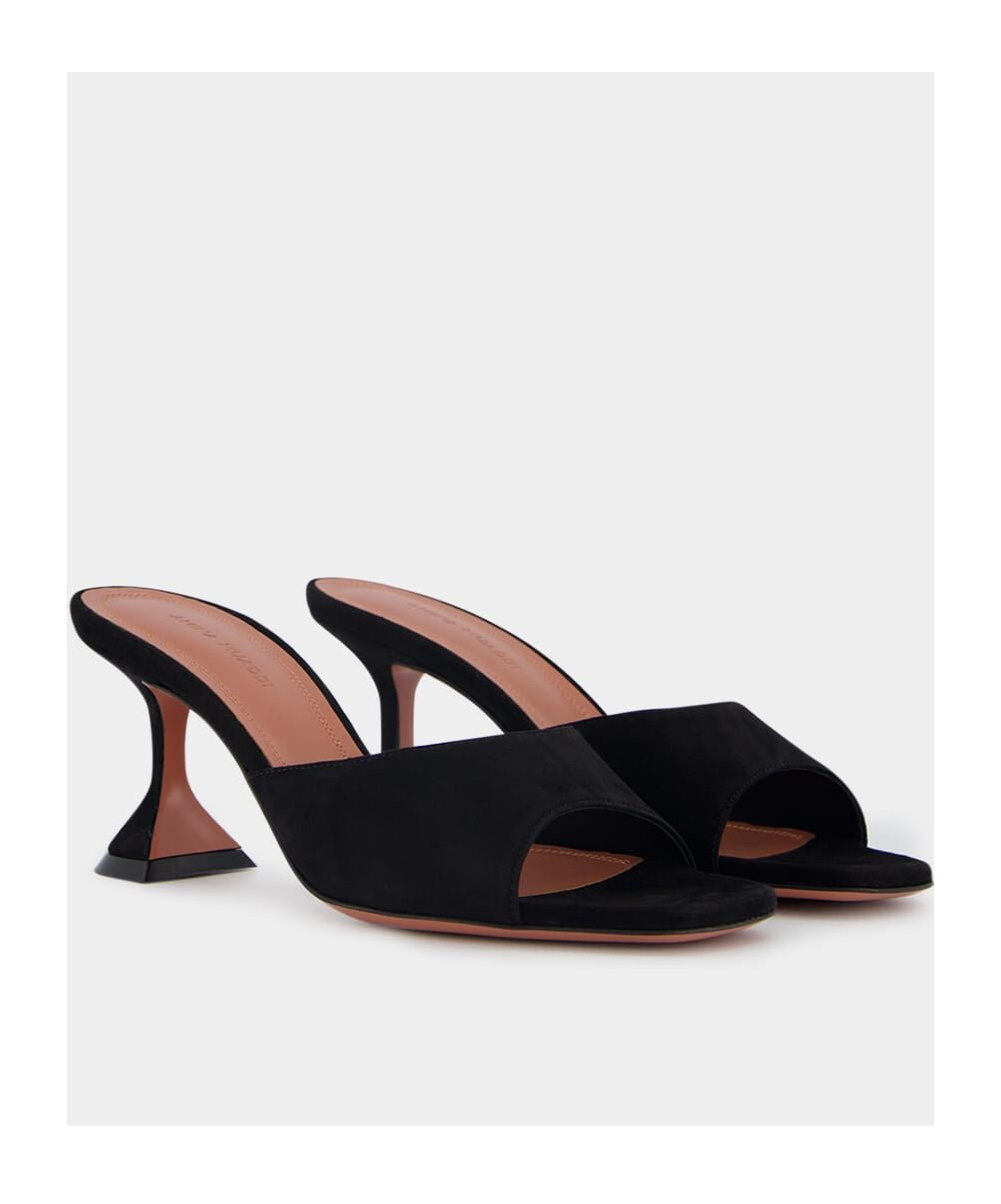 AMINA MUADDI LUPITA 70MM SUEDE MULES