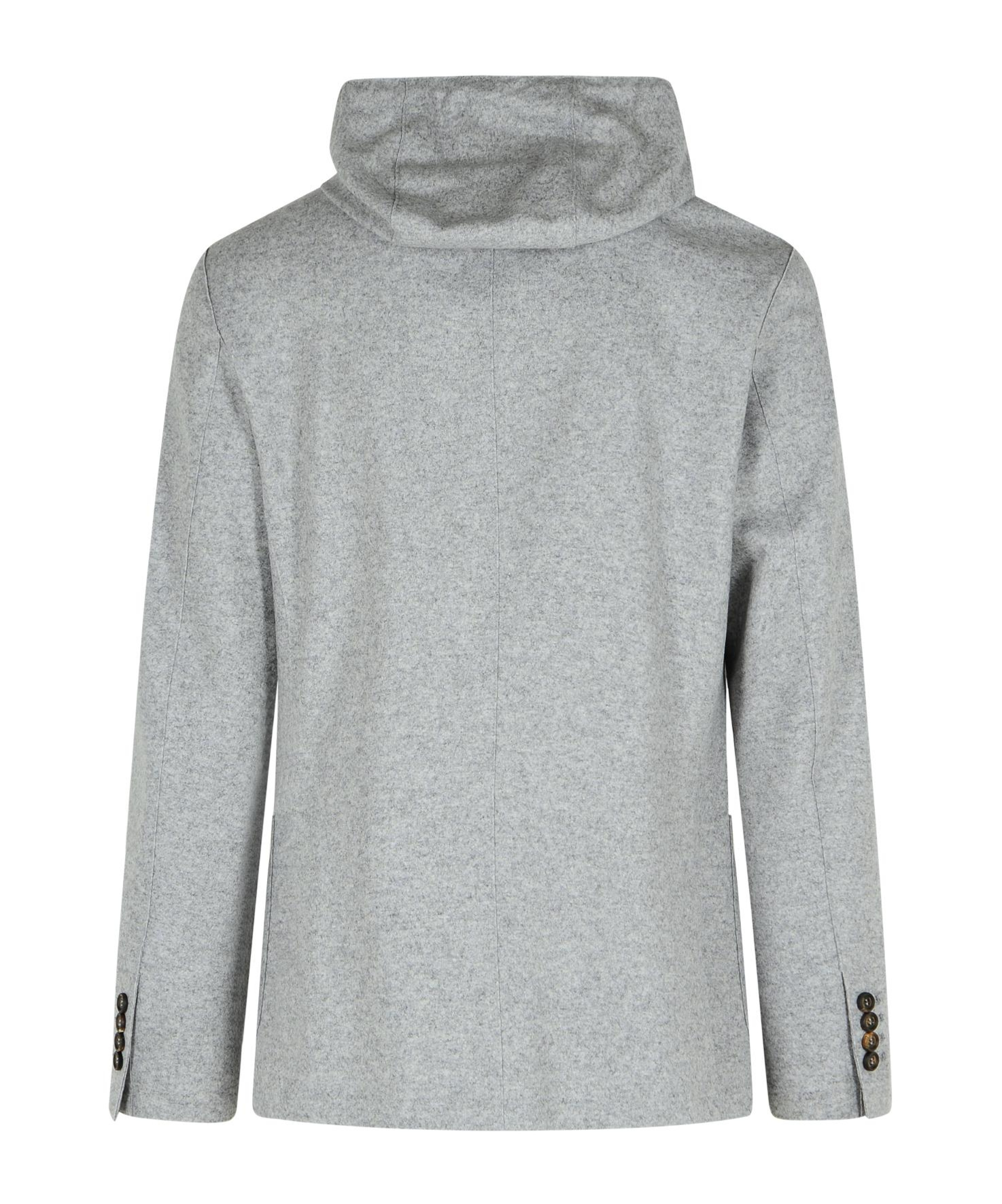 Eleventy Grey Wool Blend Blazer Men In Gray