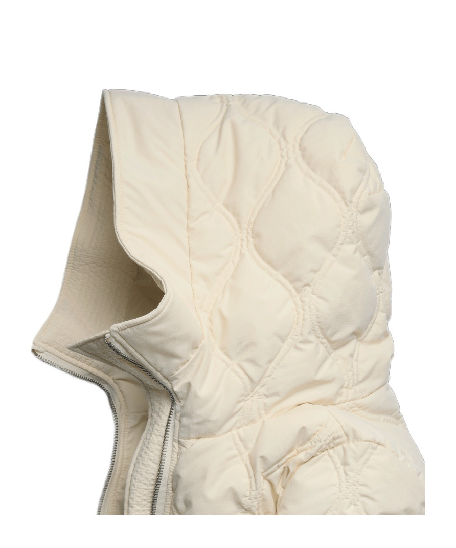 Canada Goose Quilted Hooded Coat In Neutral
