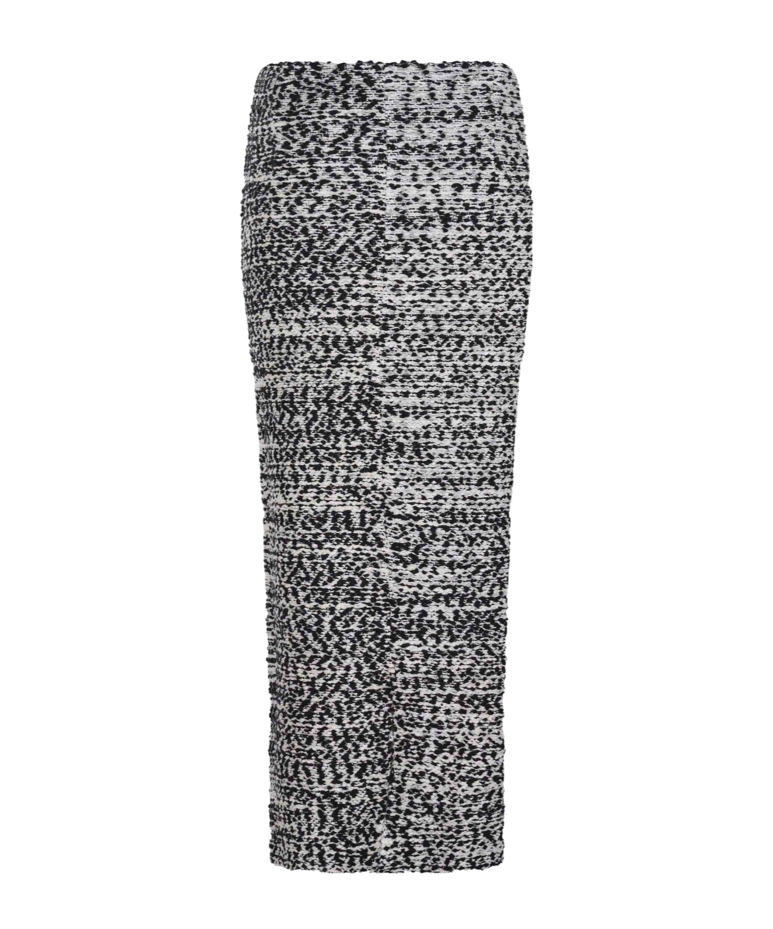 Alberta Ferretti Back Slit Midi Skirt In Gray