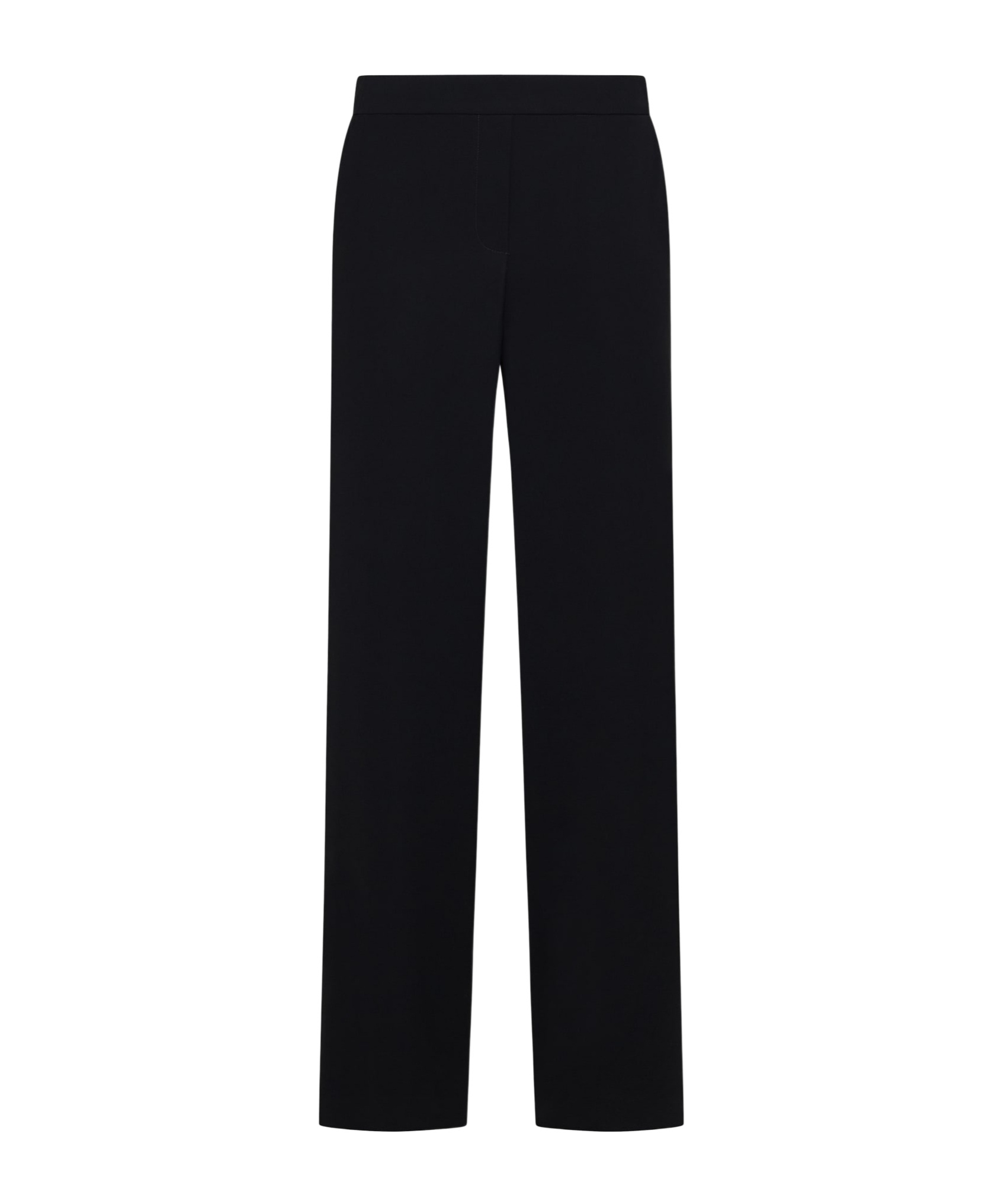 P.a.r.o.s.h Black Pants With Elastic Waist In Black