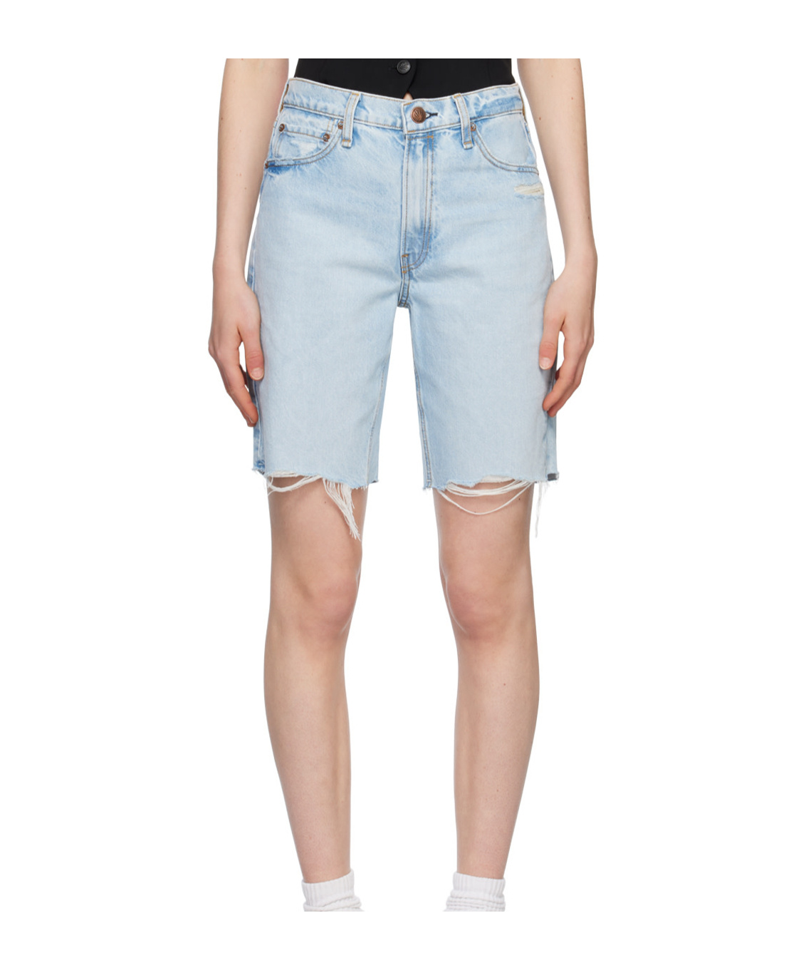 RAG & BONE DENIM COTTON SHORTS
