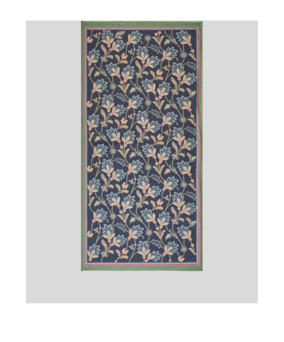 Etro Patterned Reversible Scarf In Multicolor