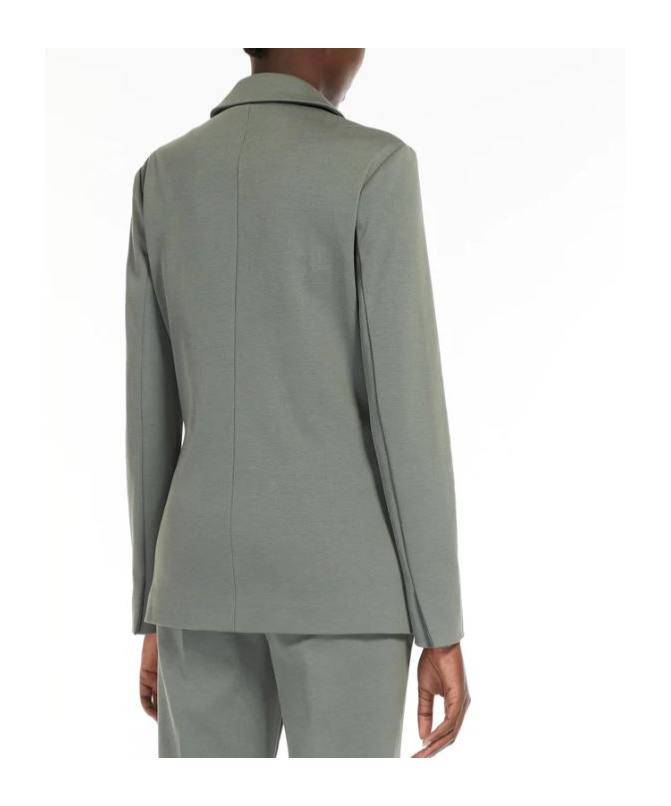 Max Mara Long Sleeved Suit Jacket In Gray
