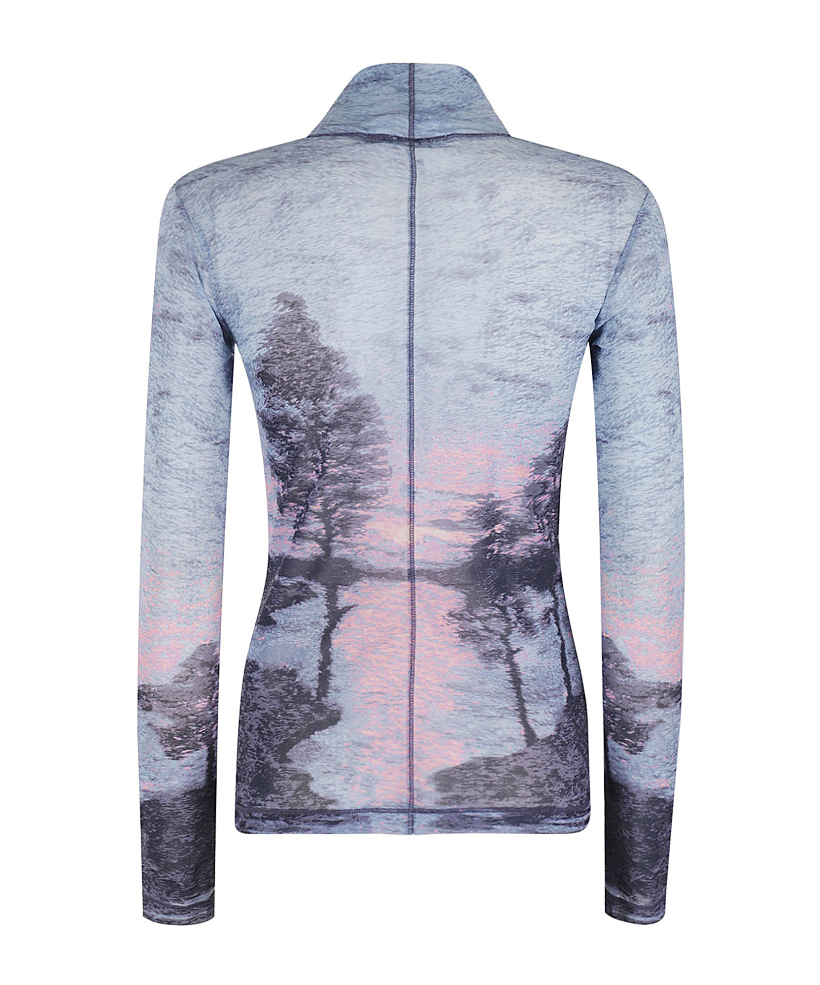 Maison Kitsuné Maison Kitsune Printed Nylon Top In Multicolor